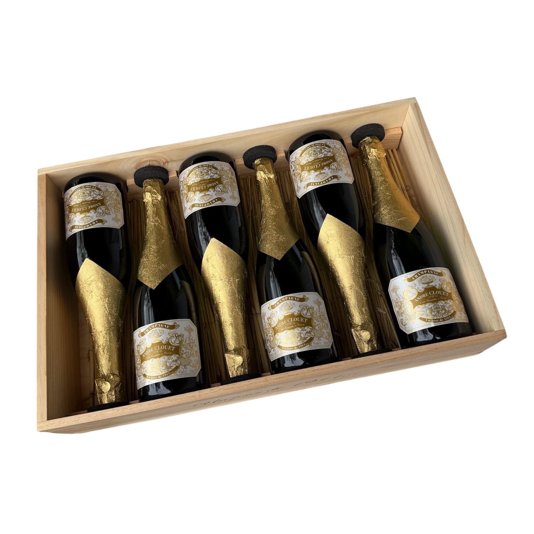 André Clouet Un Jour de 1911 Grand Cru 6 pudelit puukastis