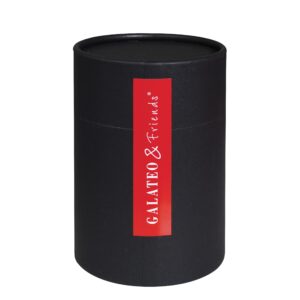 Galateo Tube kinkekarp 250ml pudelile must